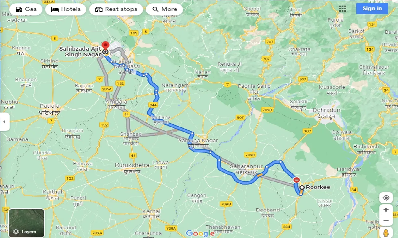 roorkee-to-mohali-one-way