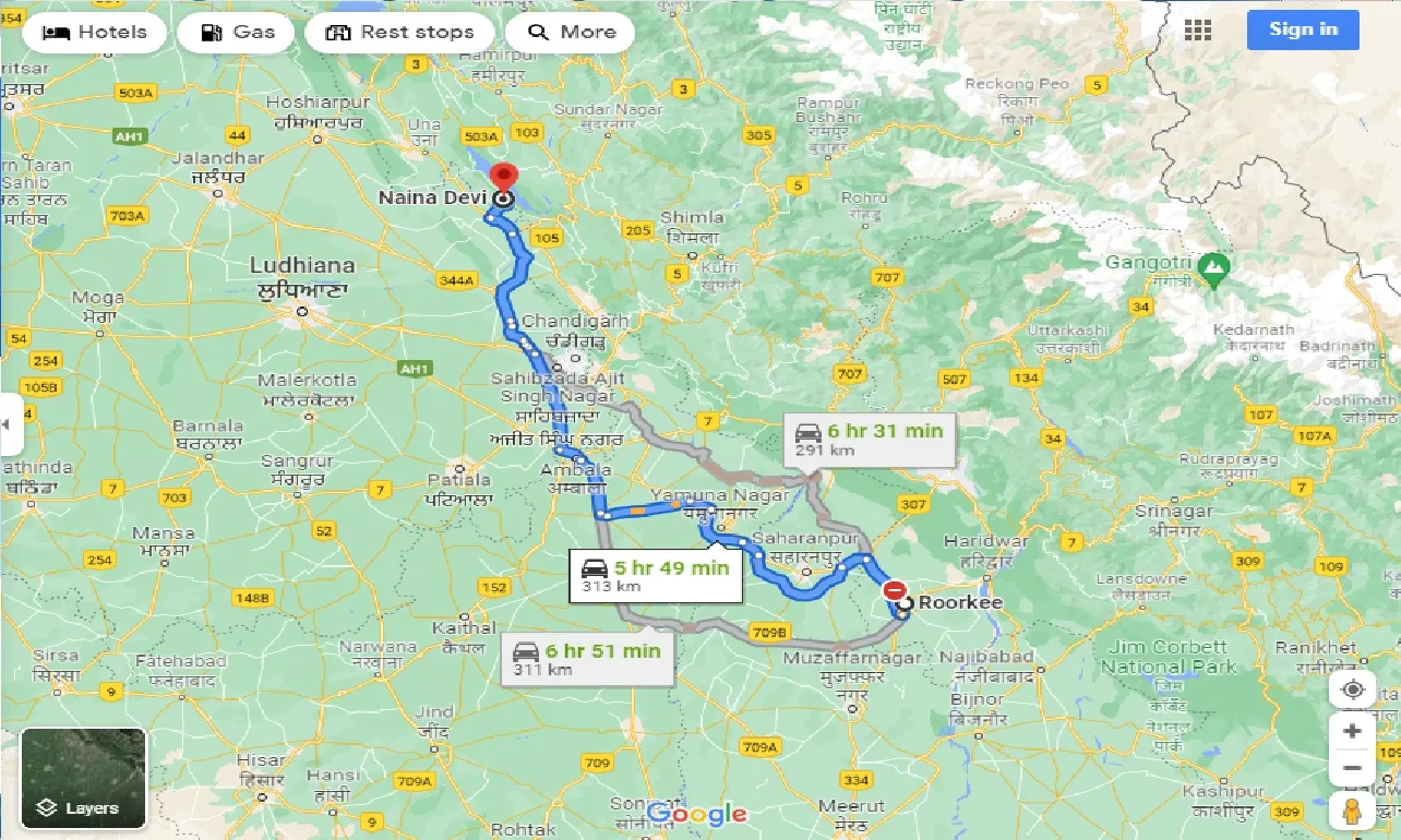 roorkee-to-naina-devi-taxi