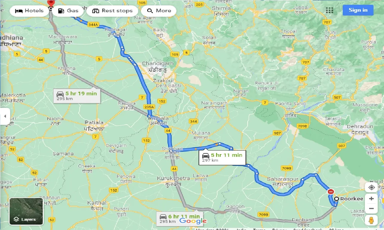 roorkee-to-nawanshahr-one-way