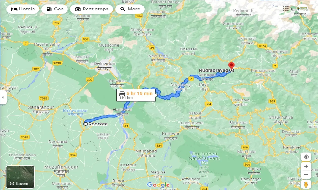 roorkee-to-rudraprayag-one-way