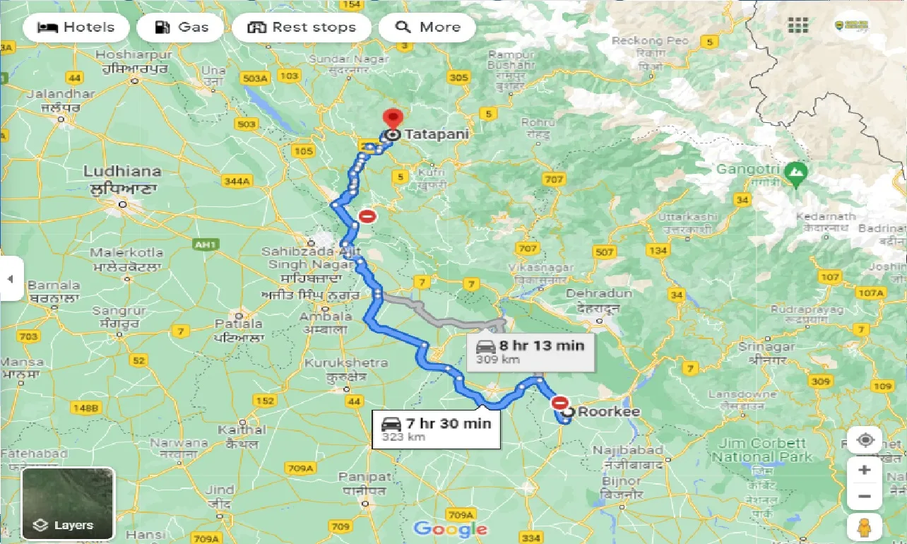 roorkee-to-tattapani-one-way
