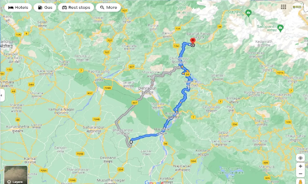 roorkee-to-uttarkashi-taxi