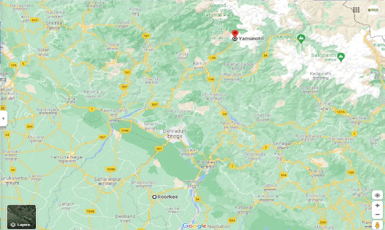 roorkee-to-yamunotri-one-way