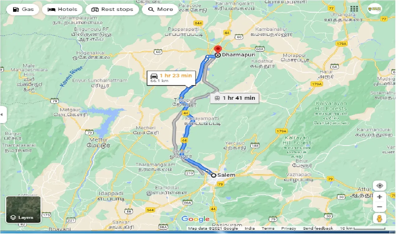 salem-to-dharmapuri-one-way