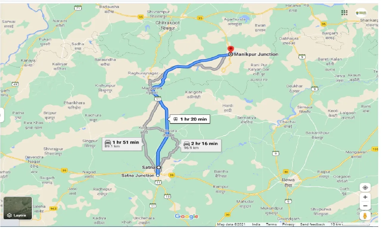 satna-to-manikpur-jn-one-way