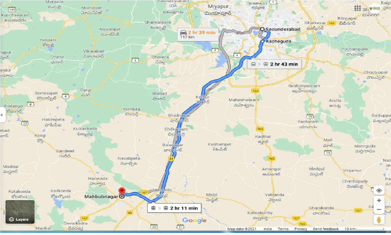 secunderabad-to-mahbubnagar-round-trip