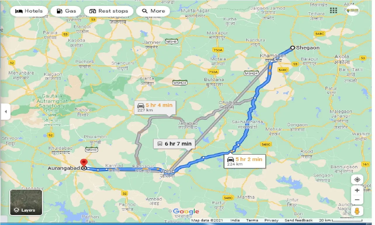 shegaon-to-aurangabad-round-trip