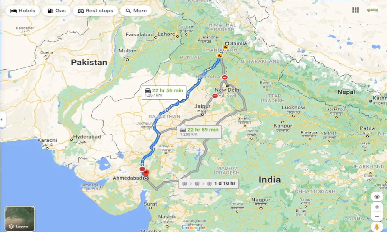 shimla-to-ahmedabad-one-way