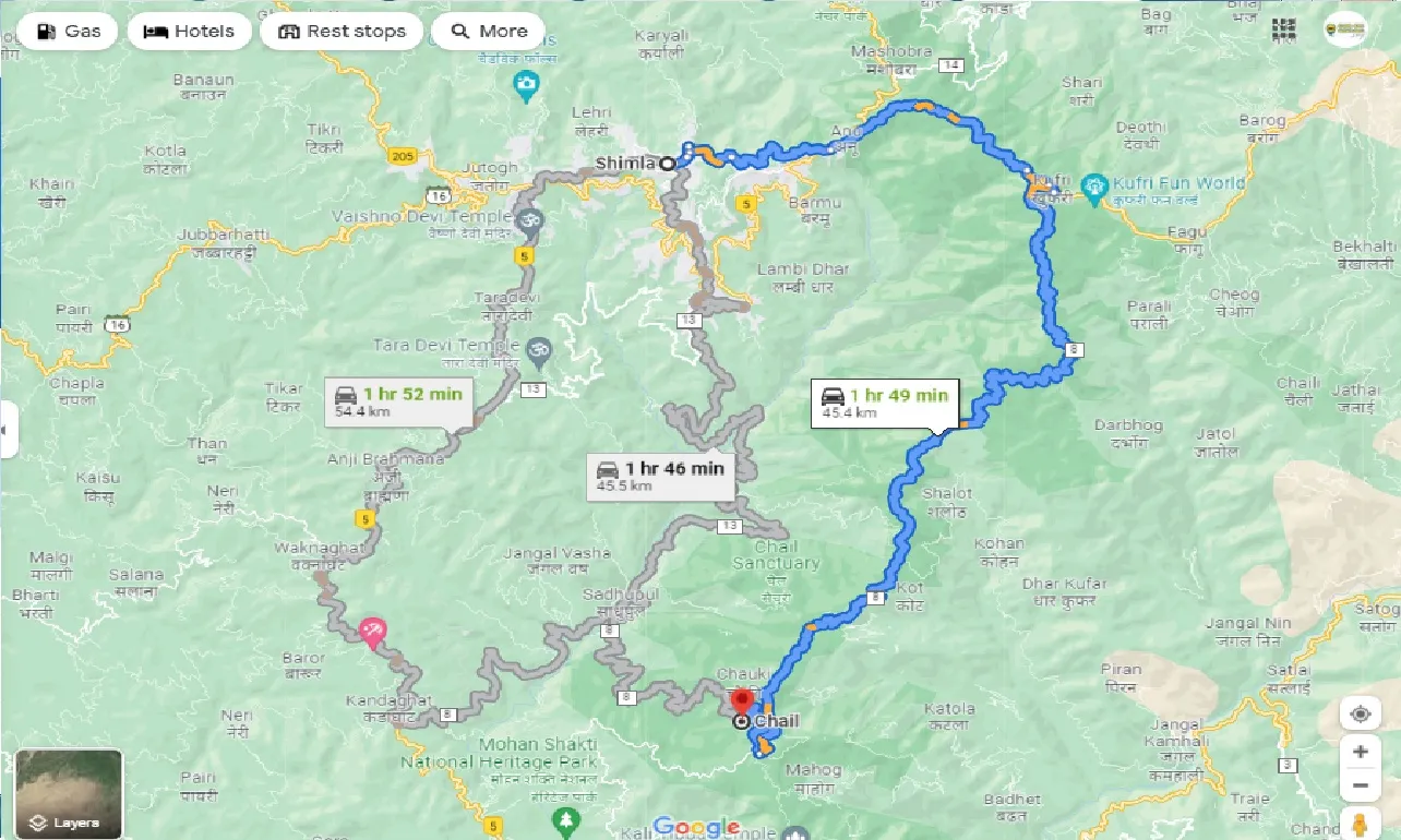 shimla-to-chail-one-way