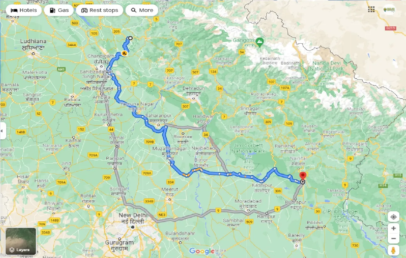 shimla-to-haldwani-one-way