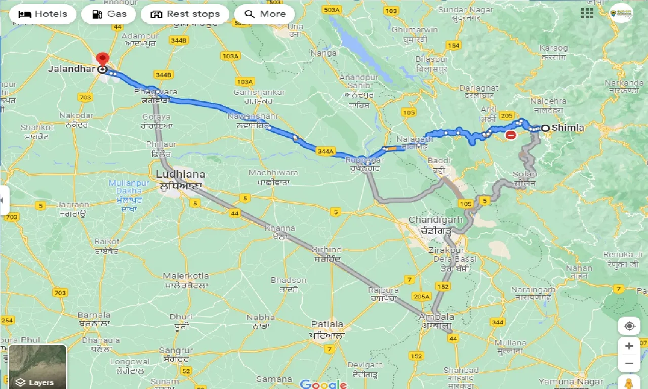 shimla-to-jalandhar-one-way