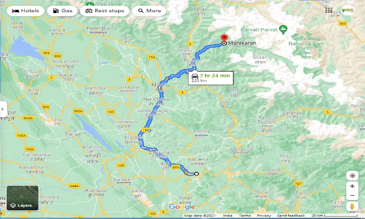 shimla-to-manikaran-one-way