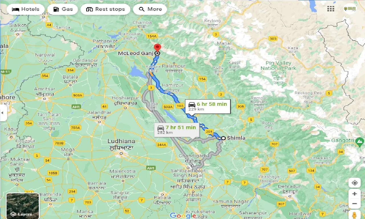 shimla-to-mcleodganj-one-way