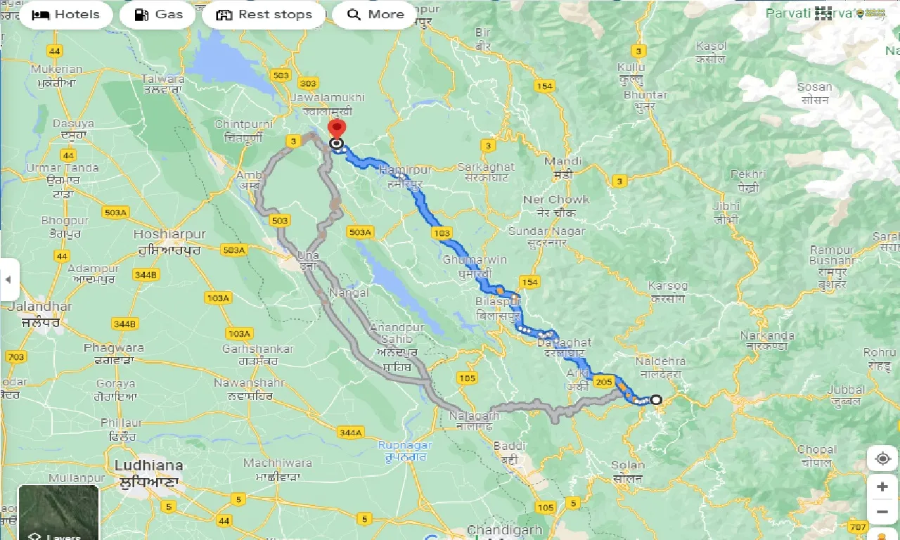 shimla-to-nadaun-taxi