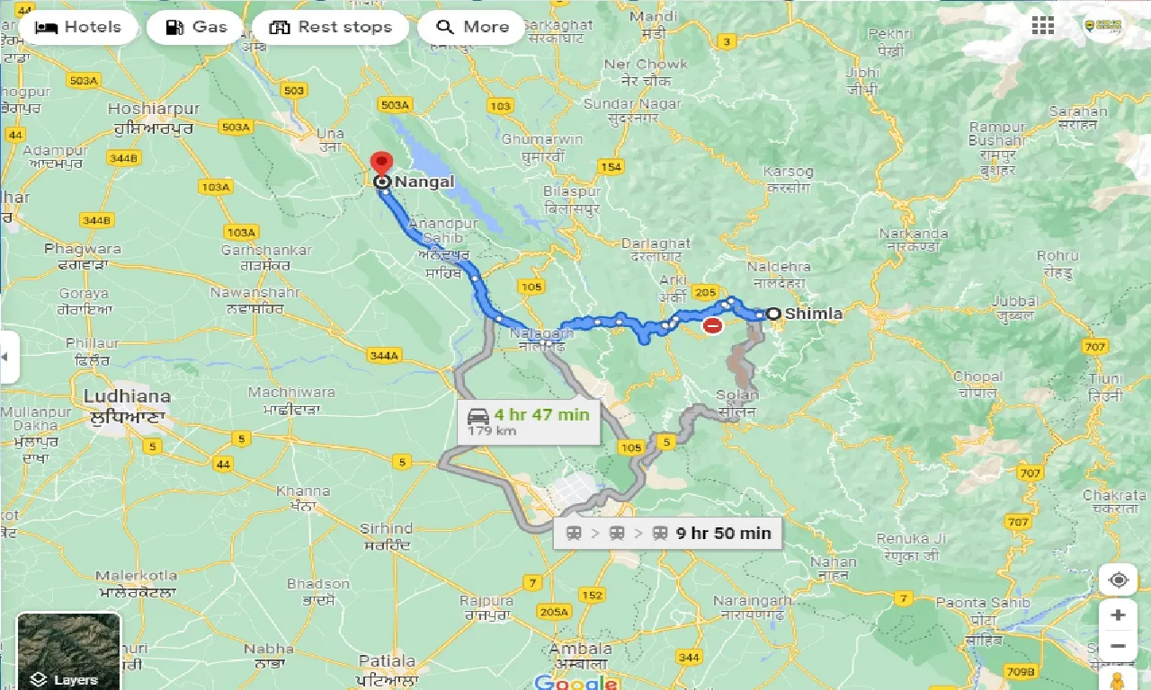 shimla-to-nangal-one-way