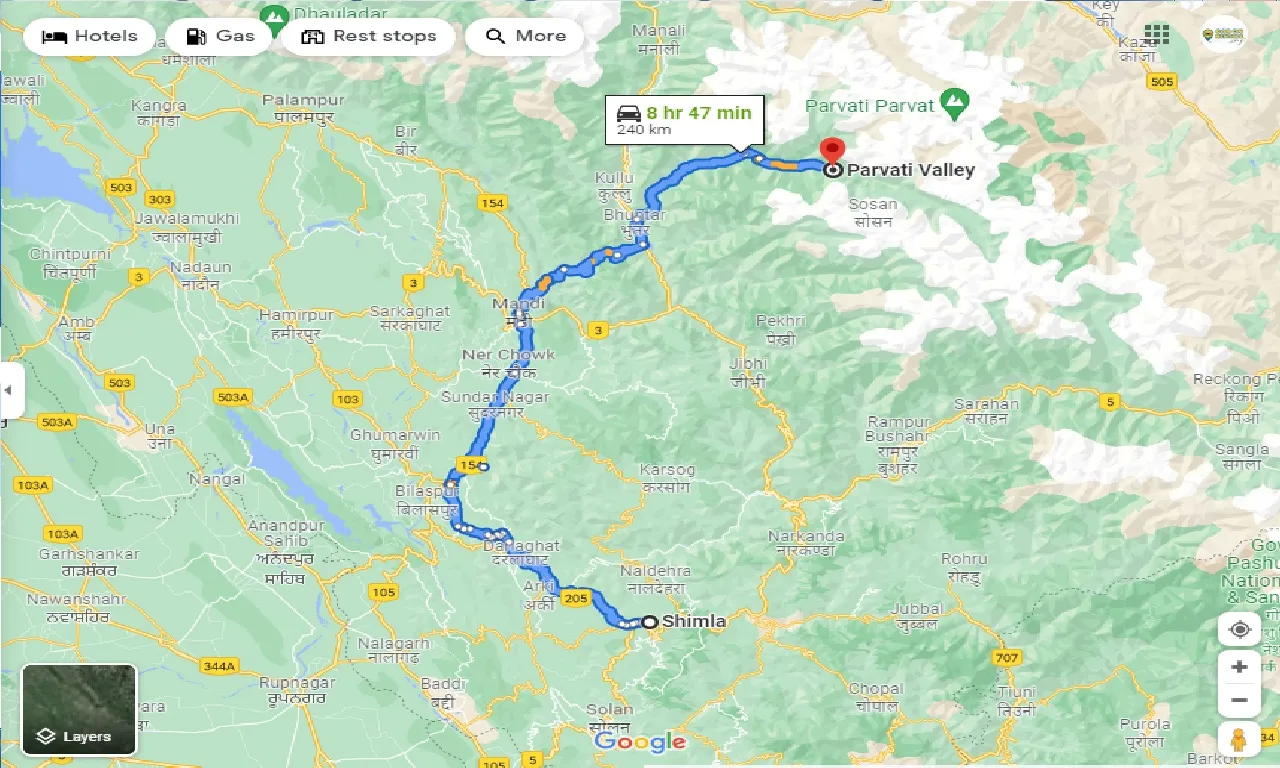 shimla-to-parvati-valley-one-way