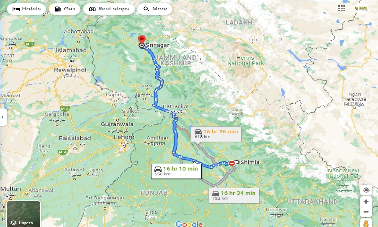shimla-to-srinagar-taxi