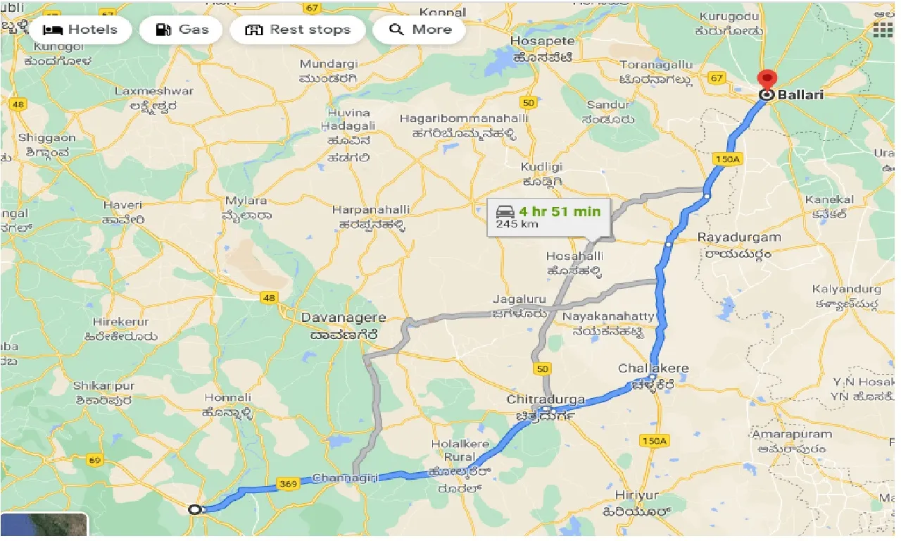 shimoga-to-ballari-taxi