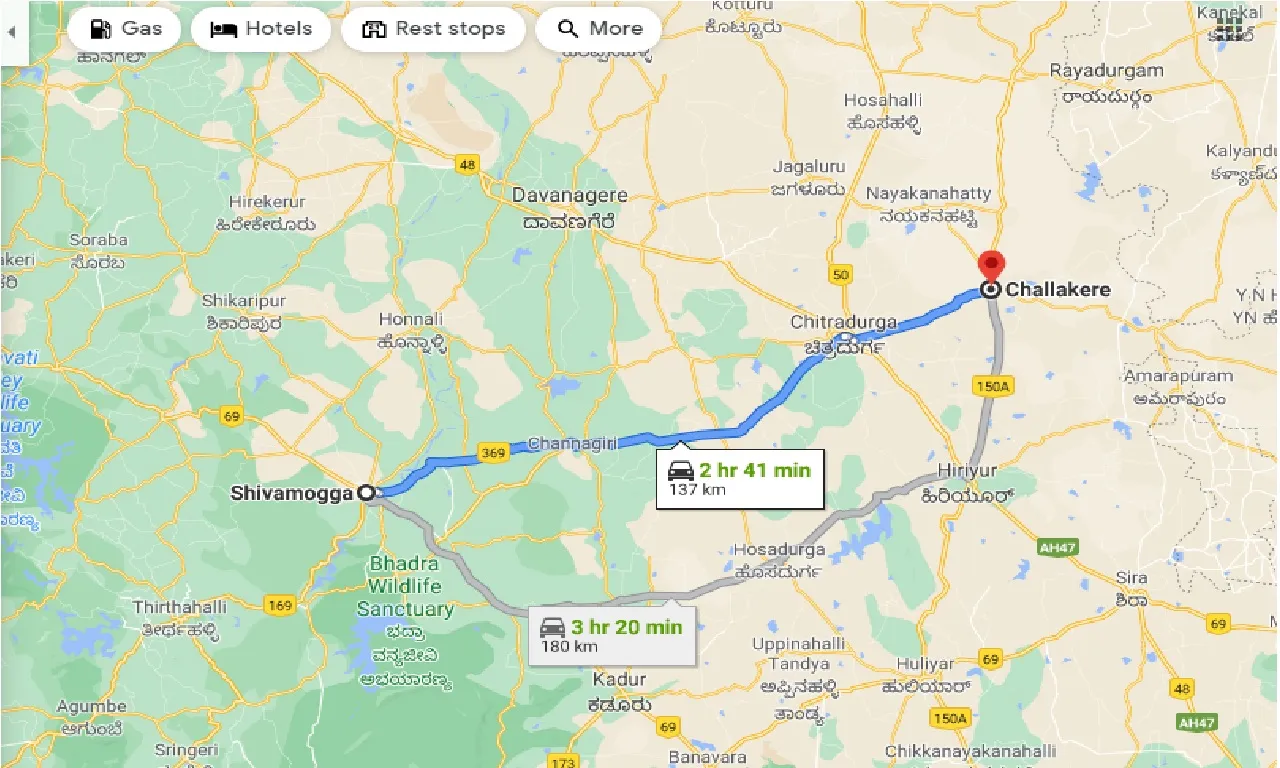 shimoga-to-challakere-one-way