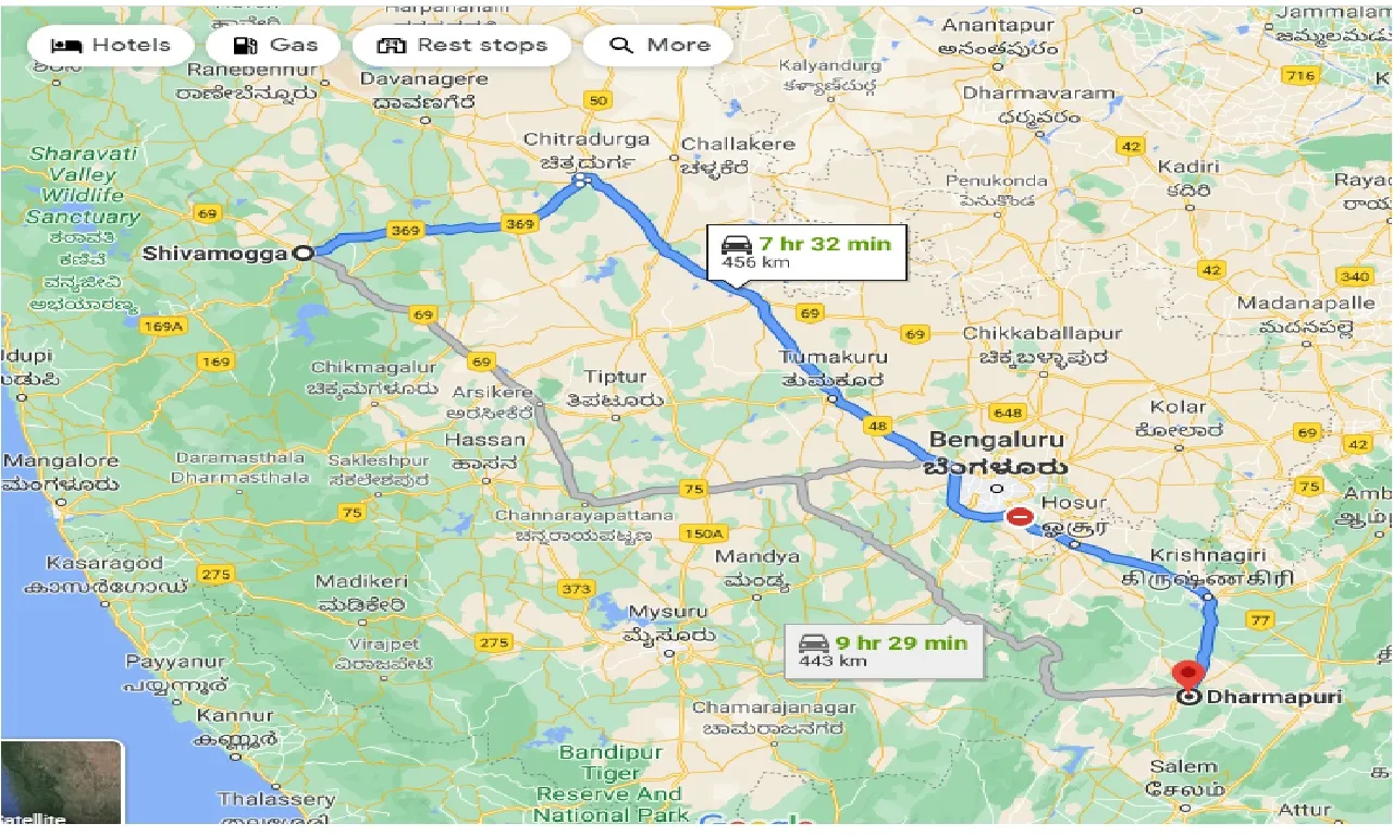 shimoga-to-dharmapuri-one-way