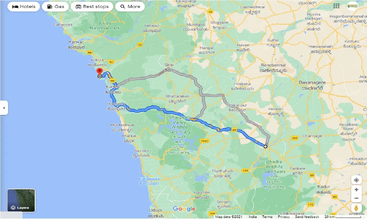 shimoga-to-gokarna-one-way