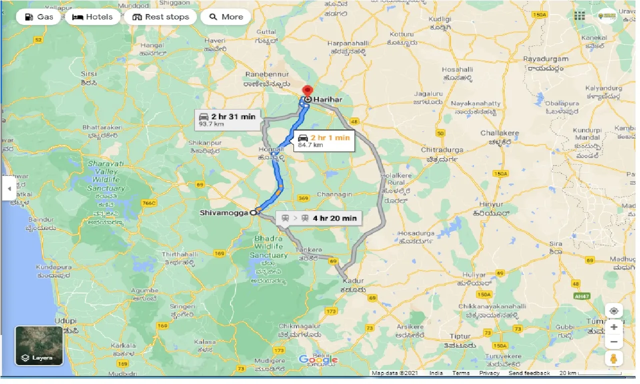 shimoga-to-harihar-one-way