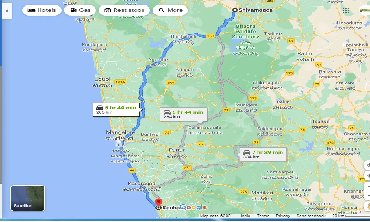 shimoga-to-kanhangad-taxi