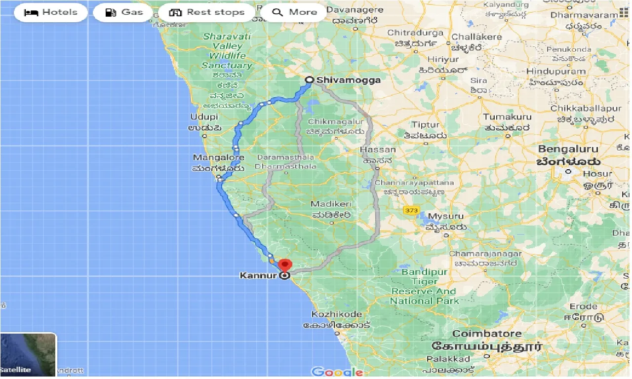 shimoga-to-kannur-taxi