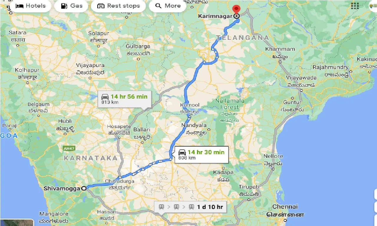 shimoga-to-karimnagar-one-way