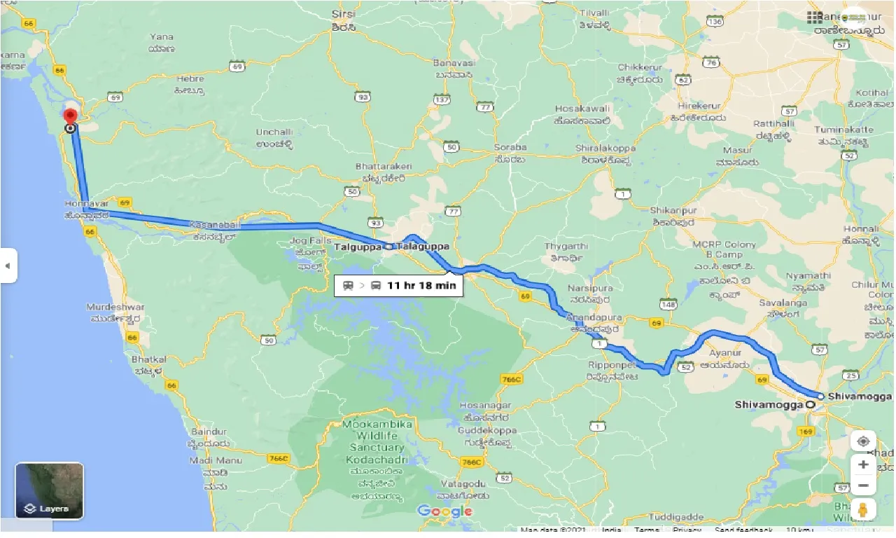 shimoga-to-kumta-one-way