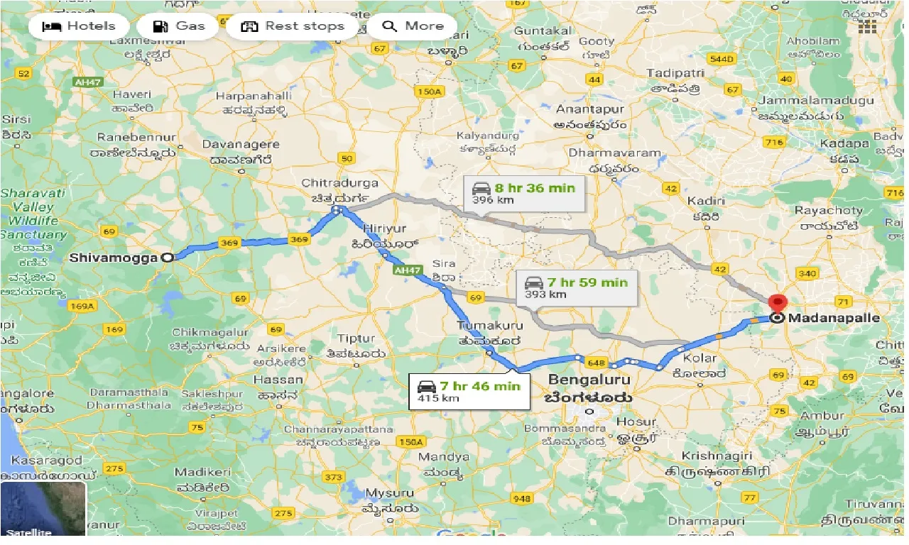 shimoga-to-madanapalle-taxi