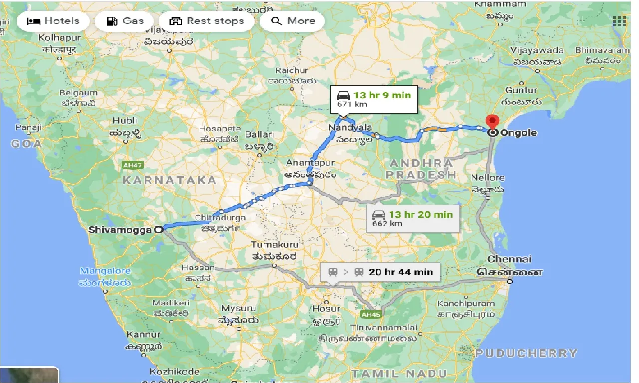 shimoga-to-ongole-taxi