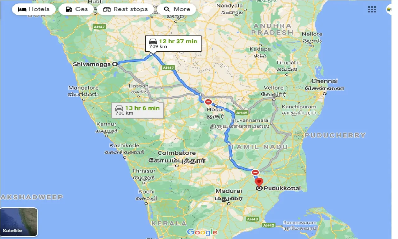 shimoga-to-pudukkottai-taxi