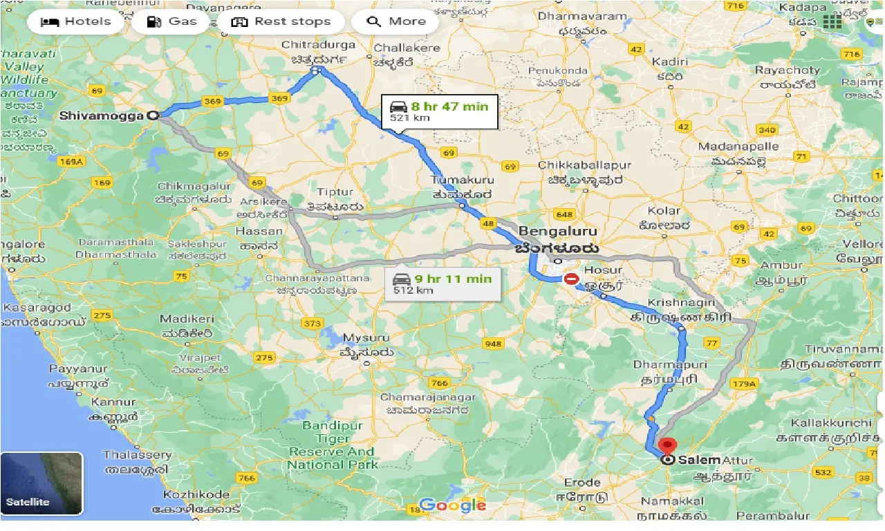 shimoga-to-salem-taxi