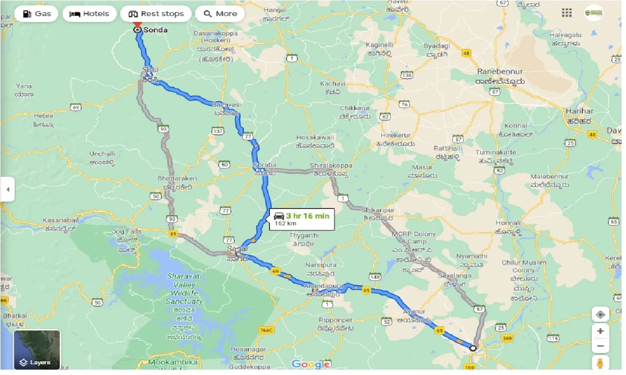 shimoga-to-sonda-round-trip
