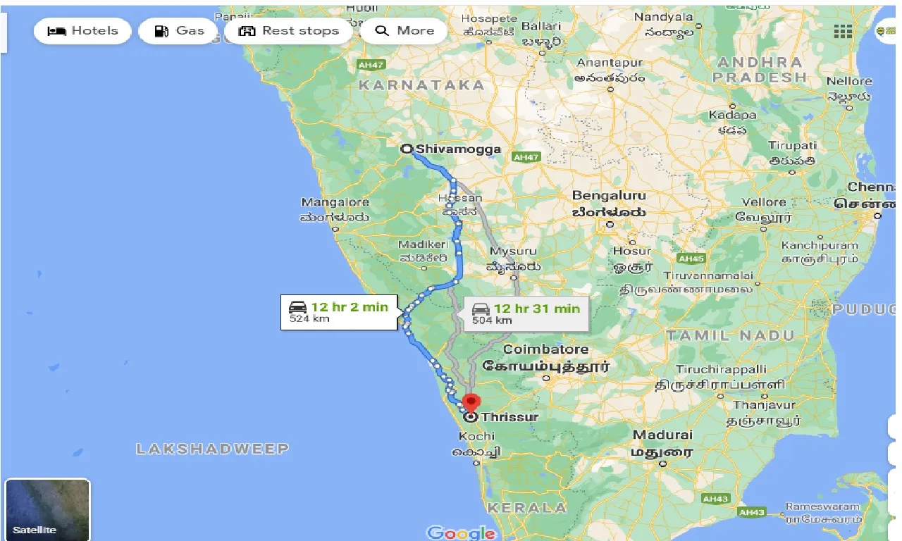 shimoga-to-thrissur-one-way