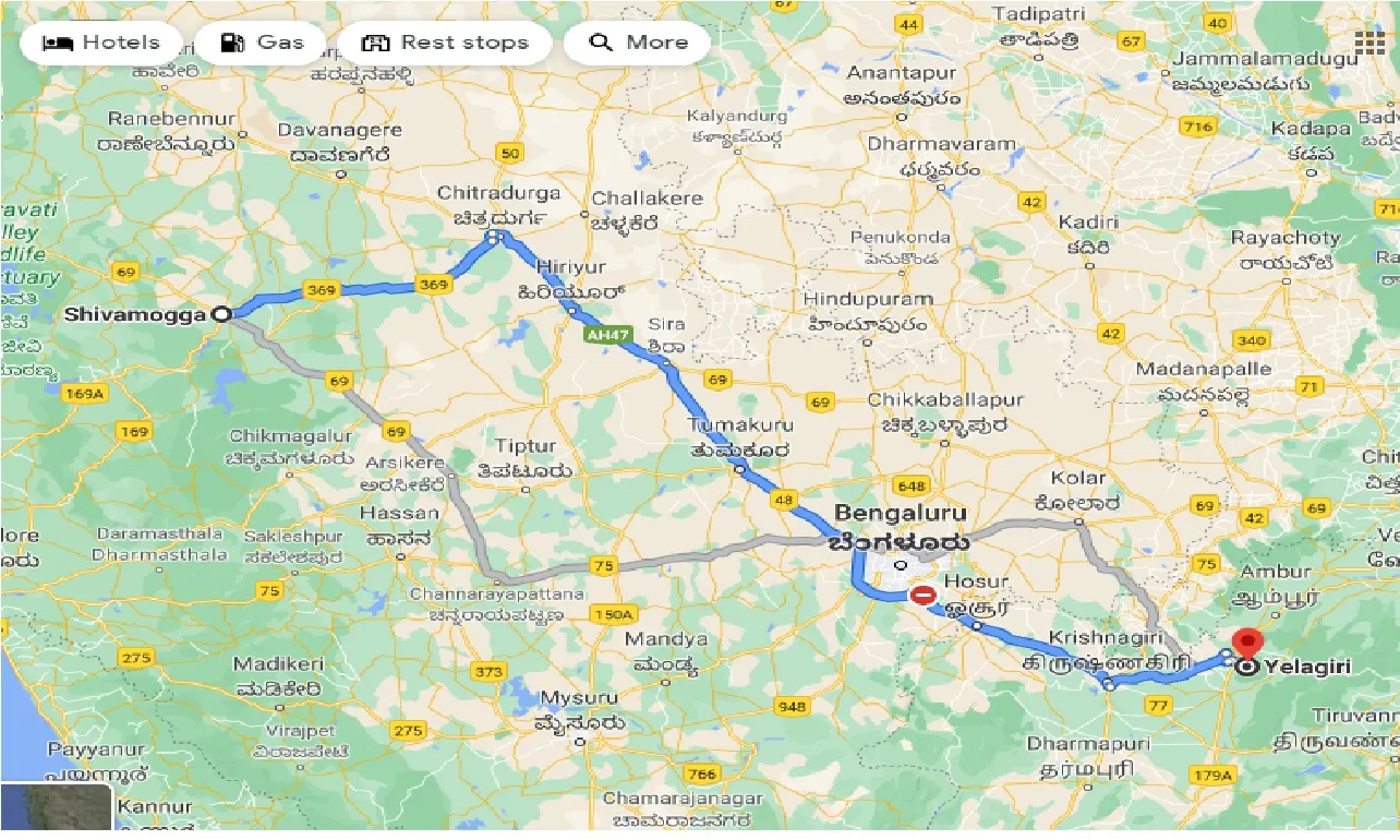 shimoga-to-yelagiri-one-way