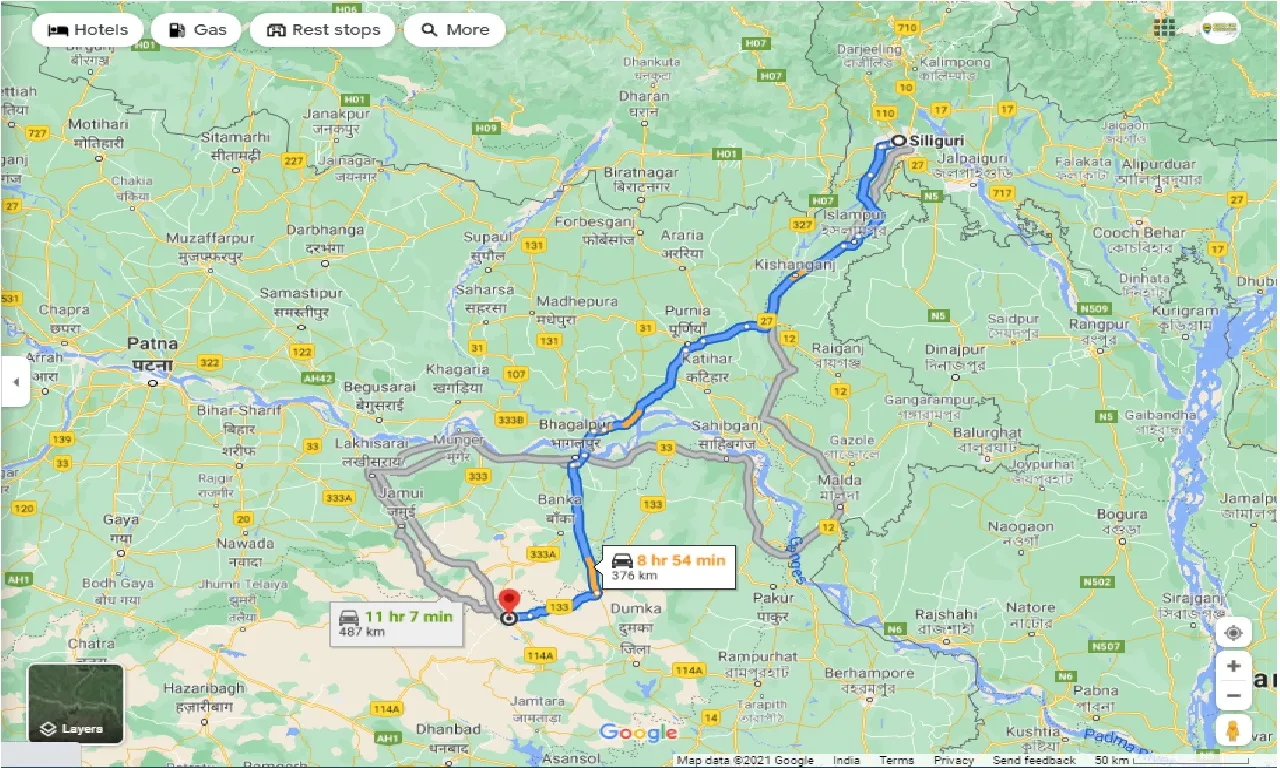 siliguri-to-deoghar-round-trip