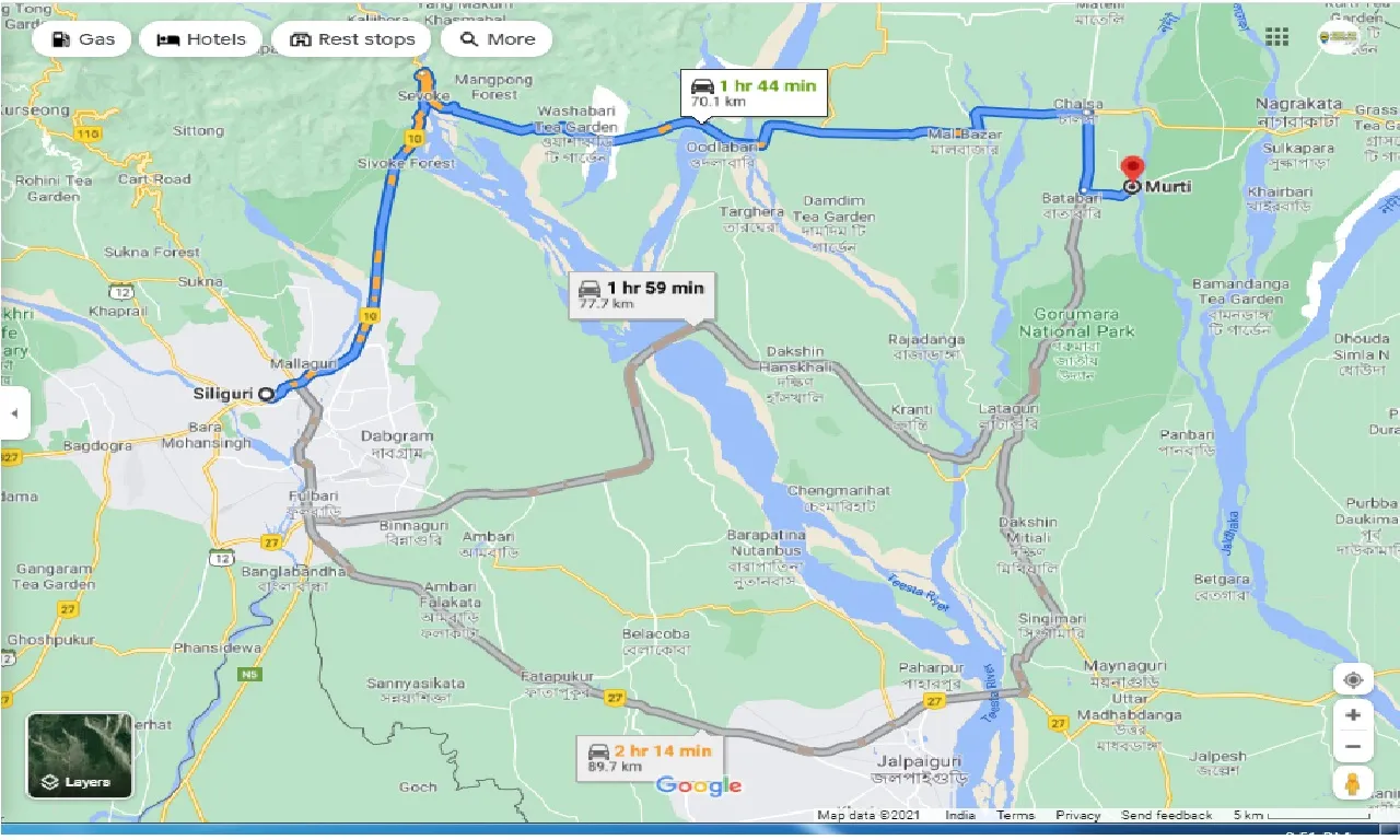 siliguri-to-murti-one-way