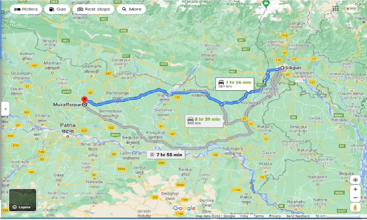 siliguri-to-muzaffarpur-round-trip