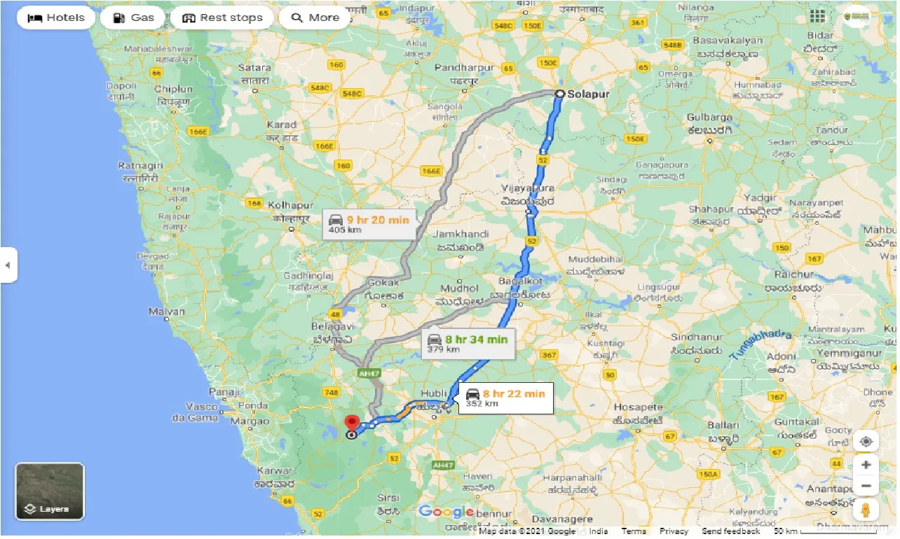 solapur-to-dandeli-round-trip