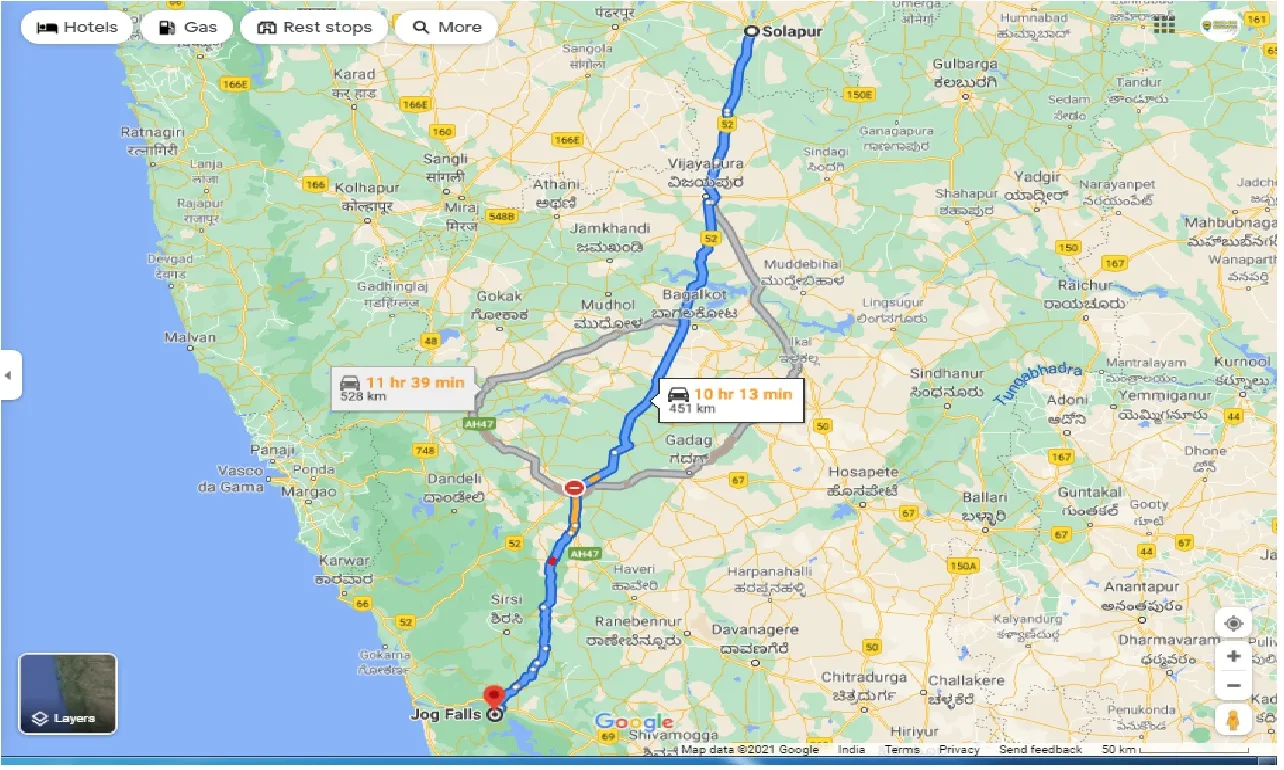 solapur-to-jog-falls-one-way