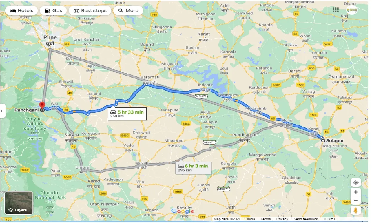 solapur-to-panchgani-round-trip