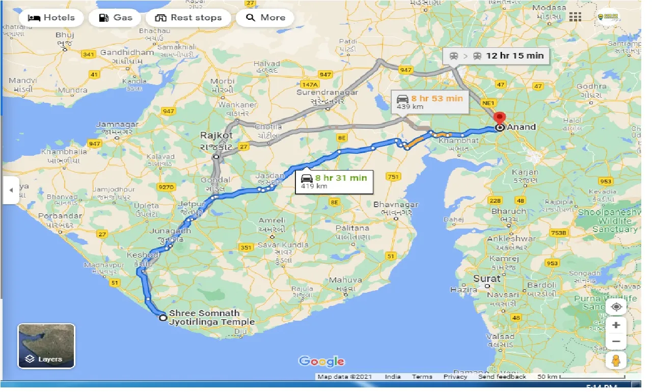 somnath-to-anand-one-way