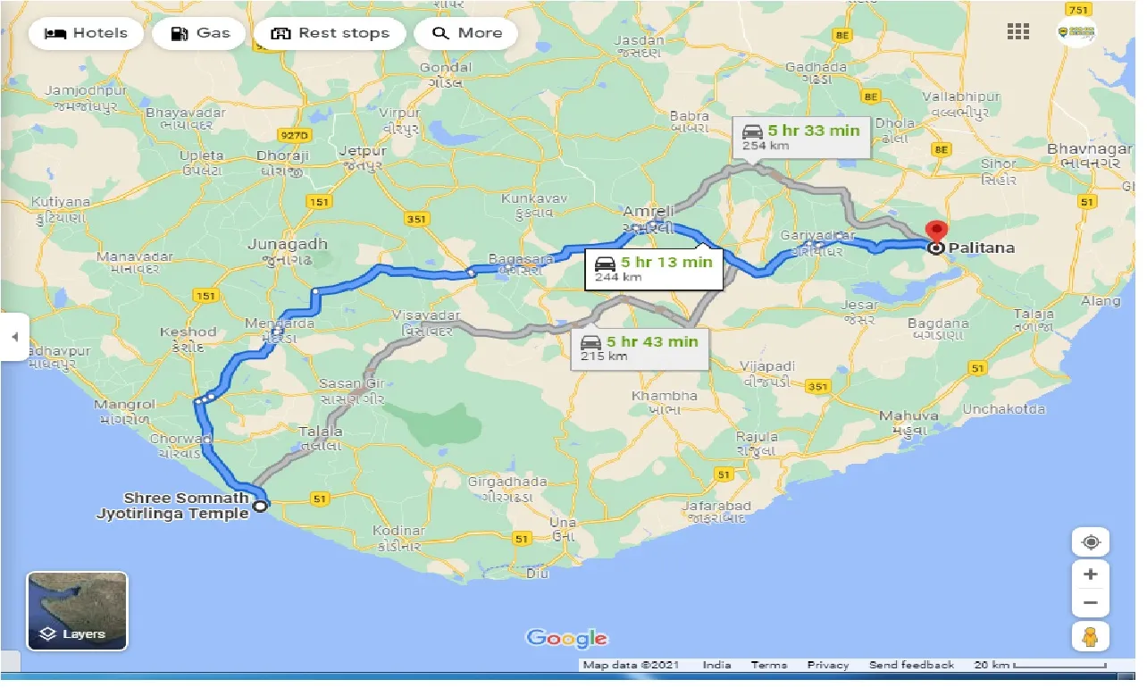 somnath-to-palitana-round-trip