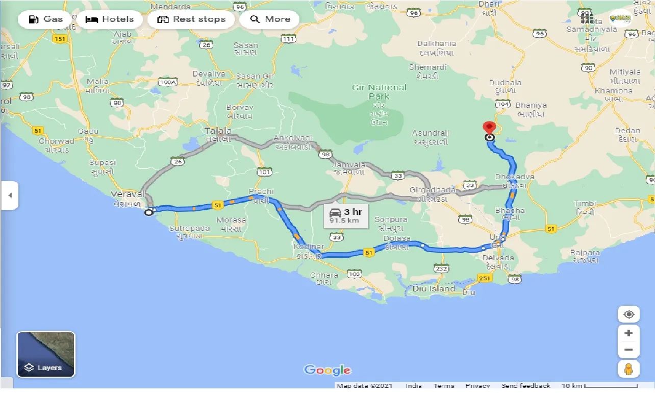 somnath-to-tulsishyam-round-trip