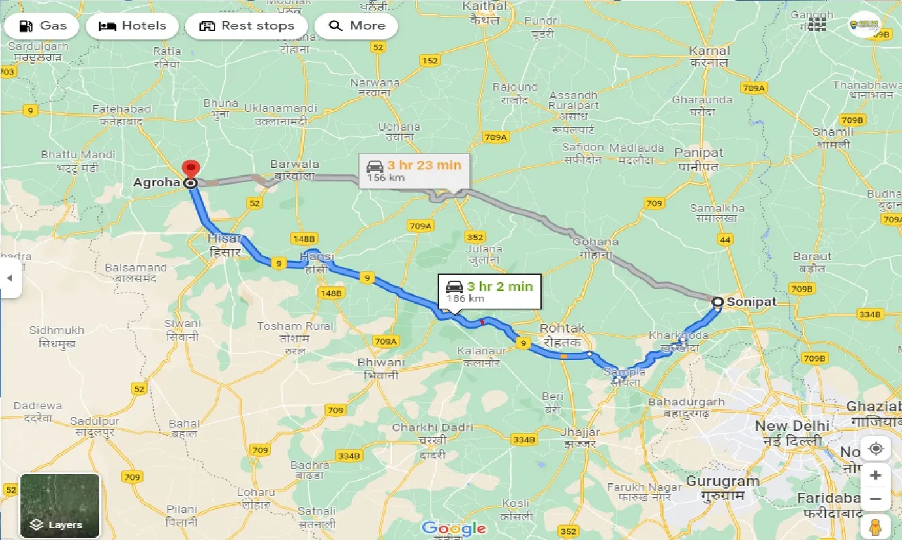 sonipat-to-agroha-taxi