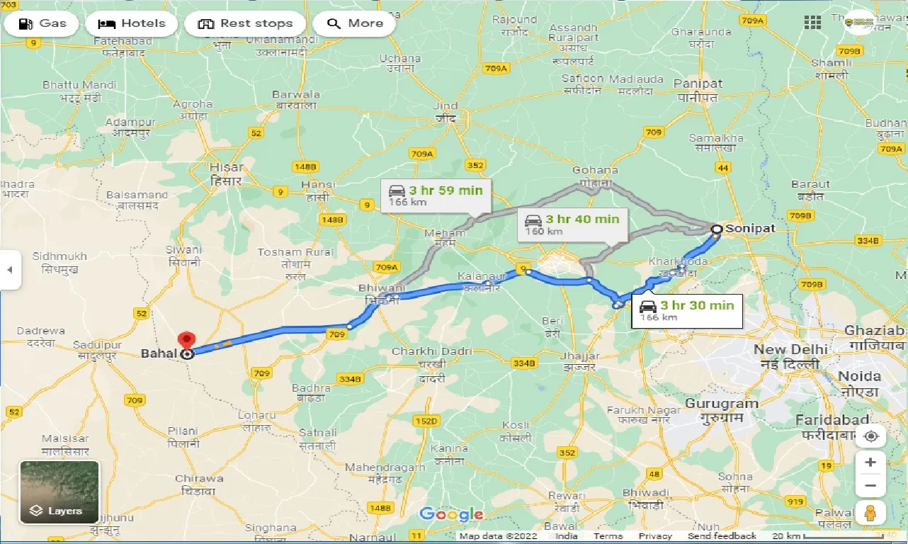 sonipat-to-bahal-one-way