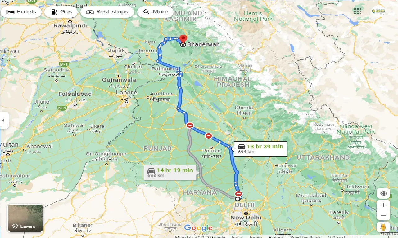 sonipat-to-bhaderwah-one-way