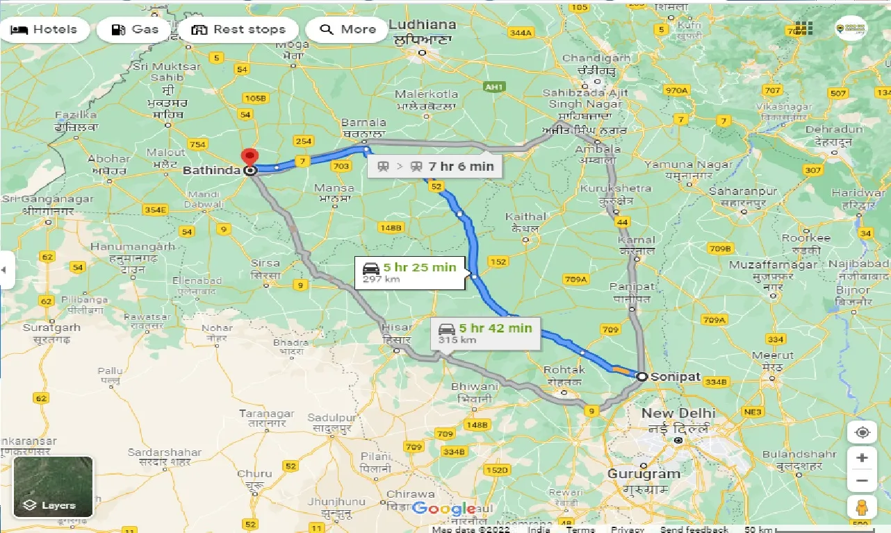 sonipat-to-bhatinda-one-way